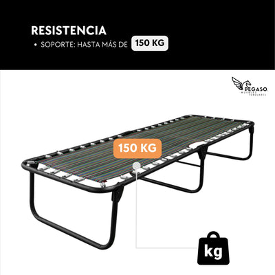 Catre Camastro Plegable de Malla Plástica / Clásico (Mod KS)