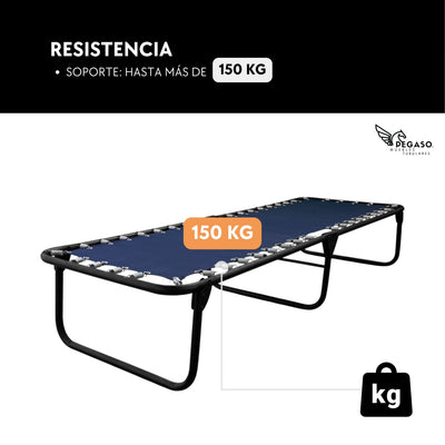 Catre Camastro Plegable / de Lona Reforzada (Mod KSL)