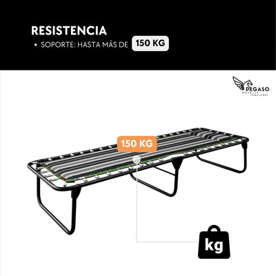 Catre Camastro Plegable / Acojinado (Mod KSA)