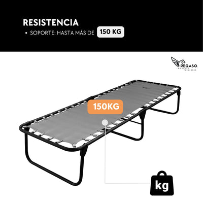 Catre Camastro Plegable / de Lona Reforzada (Mod KSL)
