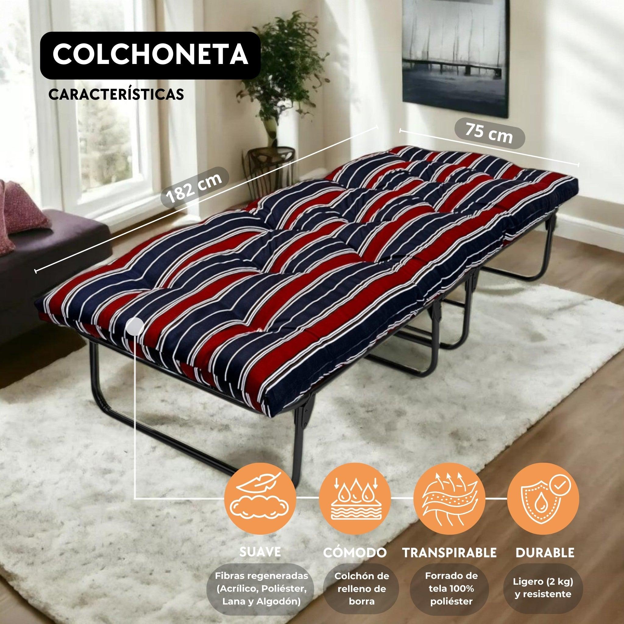 Folding Cot Bed / Borra Mattress (Mod KM6-B)