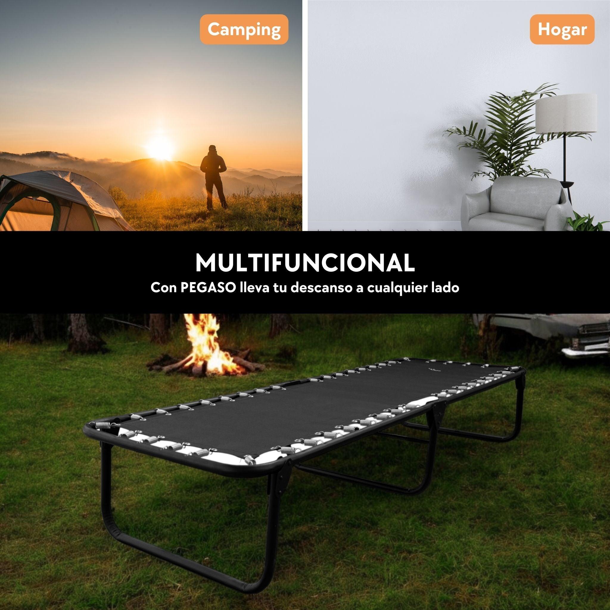 Catre Camastro Plegable / de Lona Reforzada (Mod KSL)