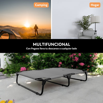 PEGASO Extra Large Elevated Dog Bed, 122x92x18 cm (Mod KM-EG)