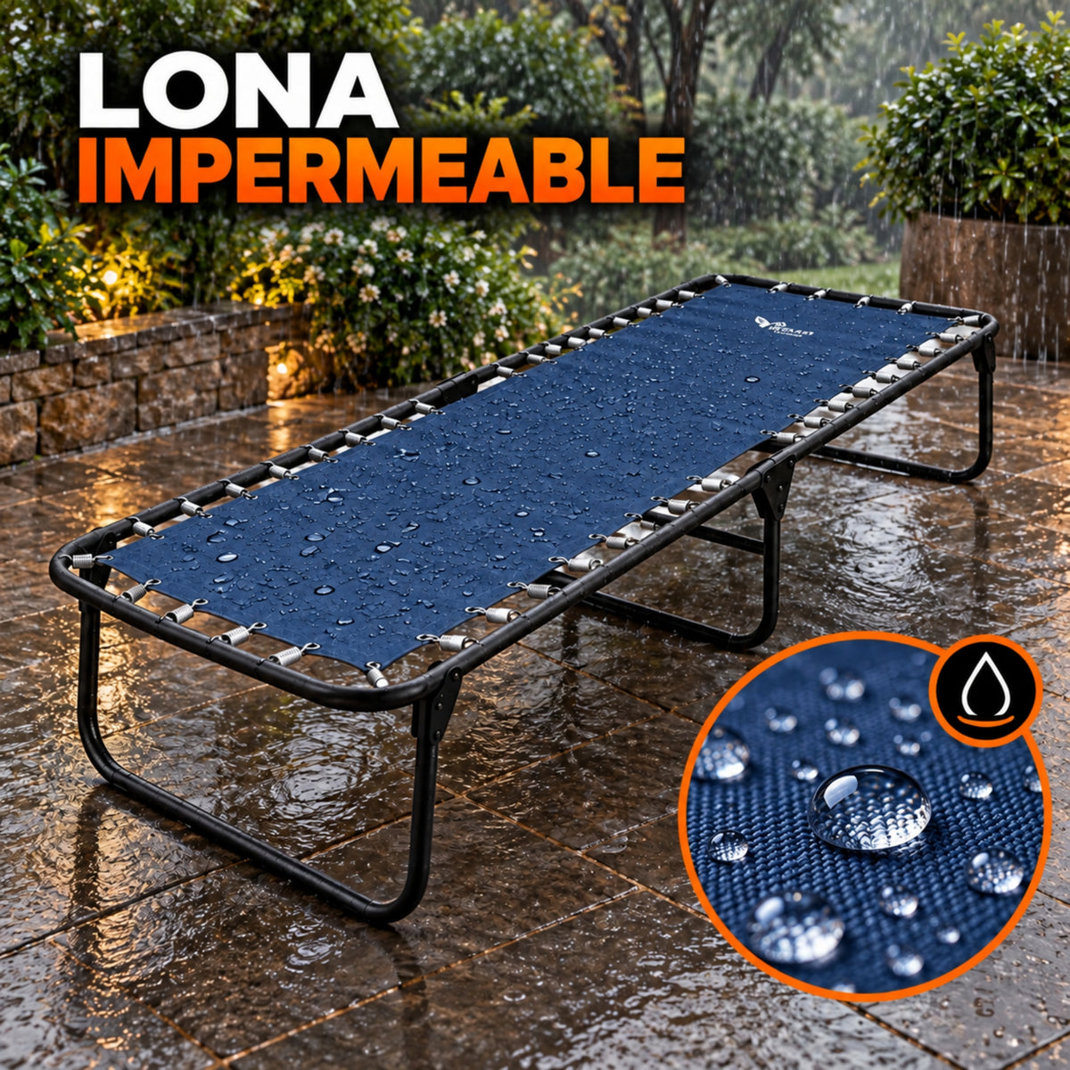 Catre Camastro Plegable / de Lona Reforzada (Mod KSL)