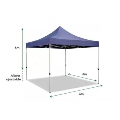 Carpa Plegable con Toldo de 3X3m