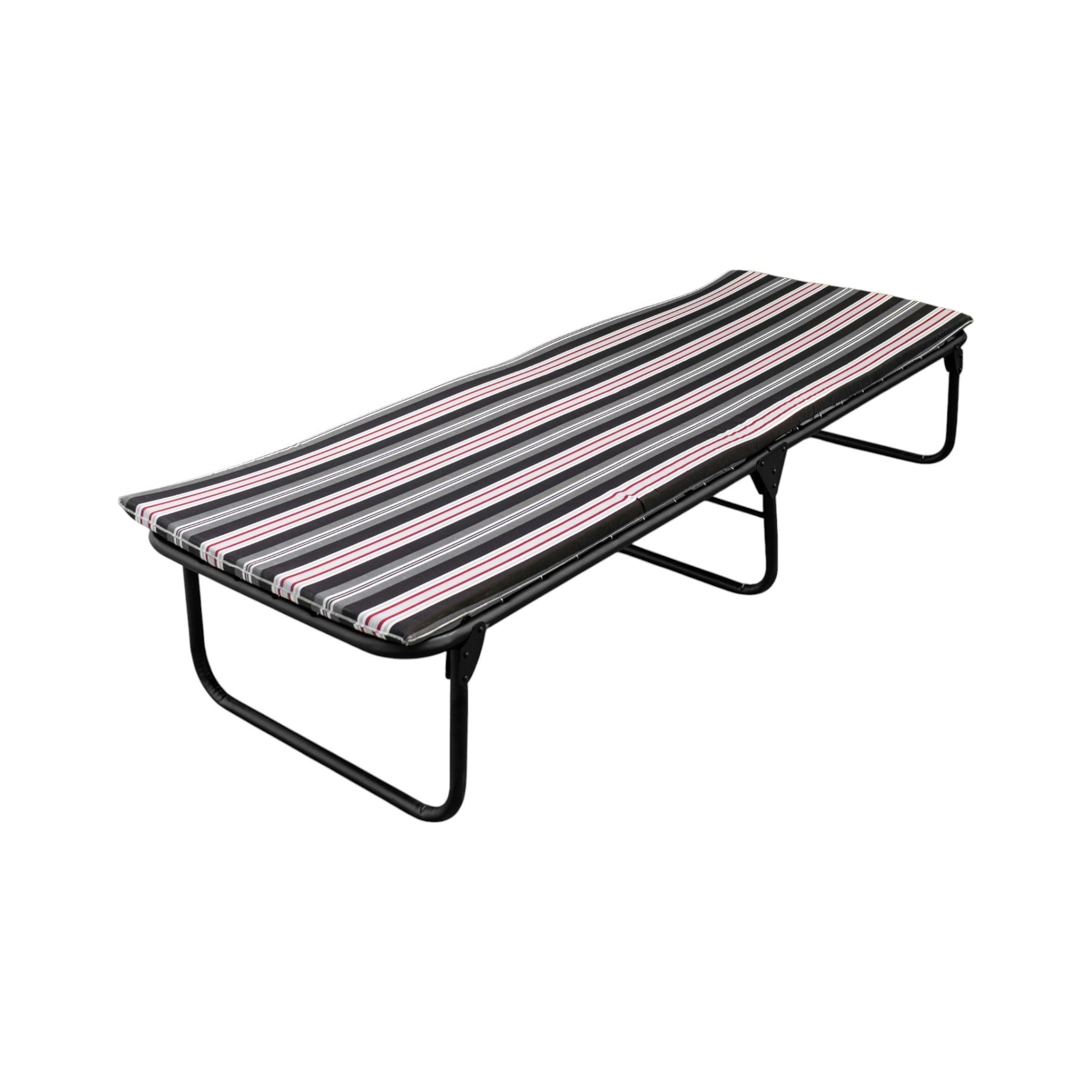 Catre Camastro Plegable / de Lona Reforzada + Colchón de Hule Espuma 3 cm (KSL-H)